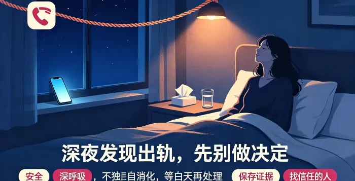 深夜发现出轨后的处理