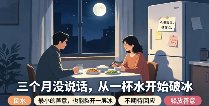 一杯水融化冷战