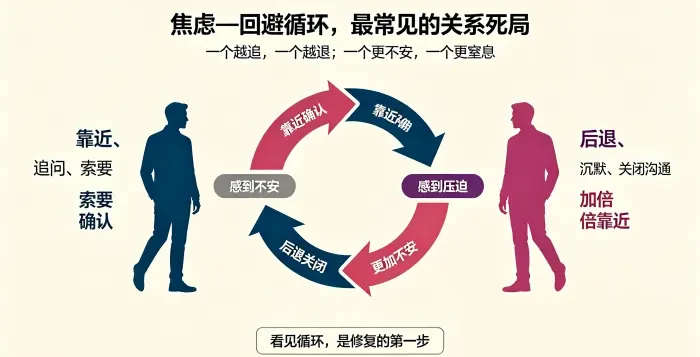 焦虑与回避的死循环