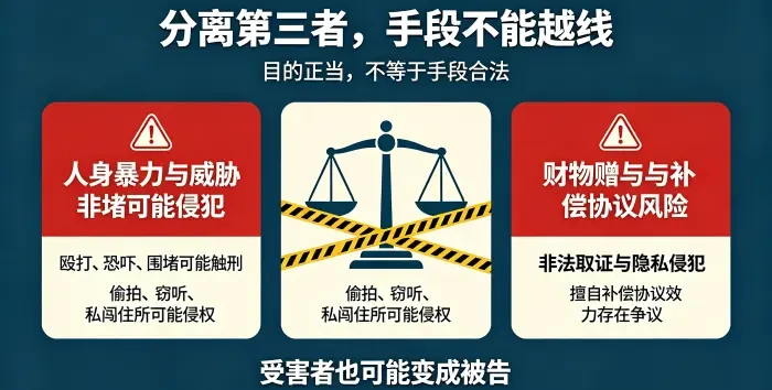 分离第三者的法律红线