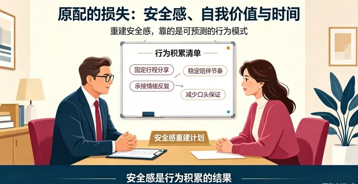 分离第三者中,谁在承受什么