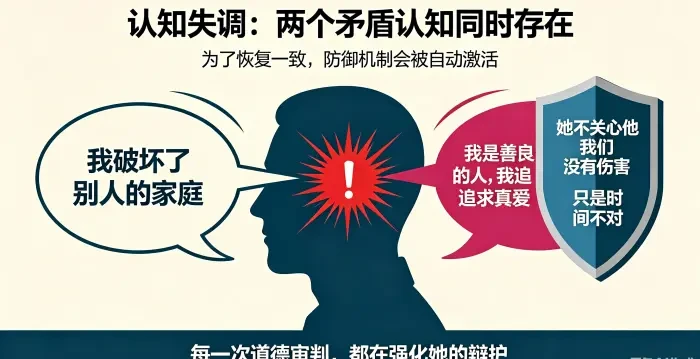 劝退小三的认知失调原理