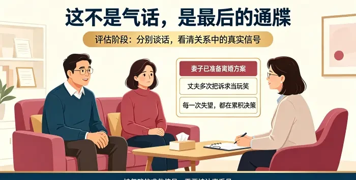 婚姻咨询评估阶段场景图