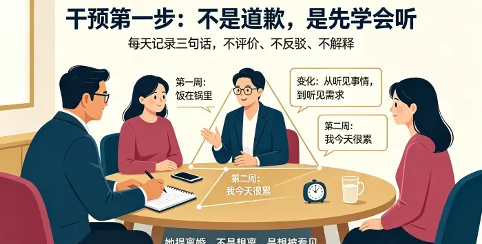 婚姻干预倾听练习场景图