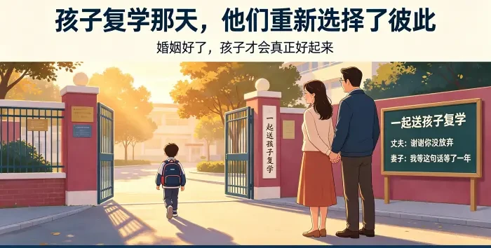 孩子复学后婚姻关系重建场景图