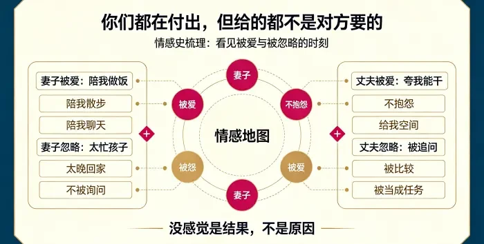 夫妻情感地图评估信息图