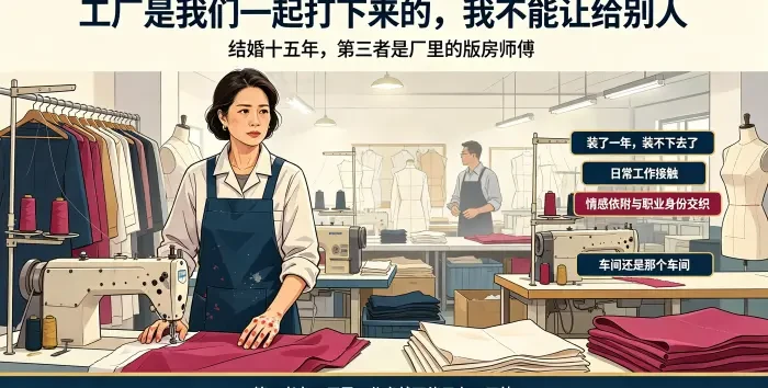 广州服装厂婚姻危机场景图