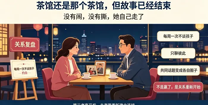 夫妻关系复盘与重新连接场景图