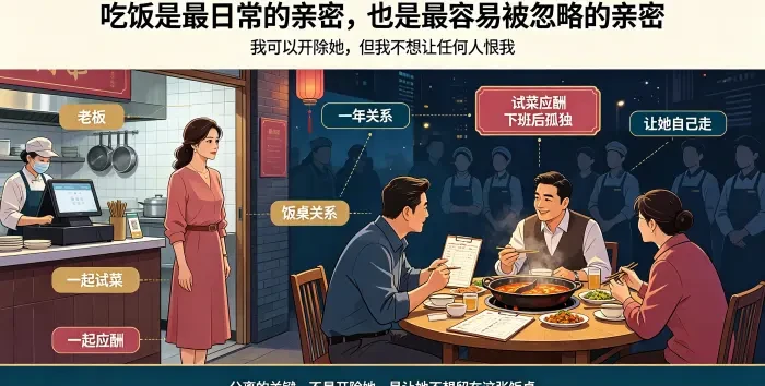 重庆火锅店饭桌关系婚外情场景图