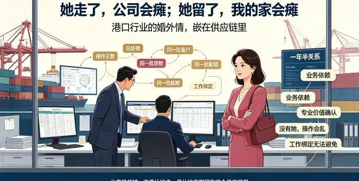 天津港口里供应链关系的体面分离