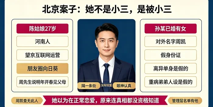 北京案子 “被小三” 真相反转信息图
