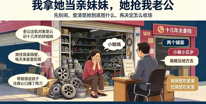 广州白云区汽配档口委托开场场景图