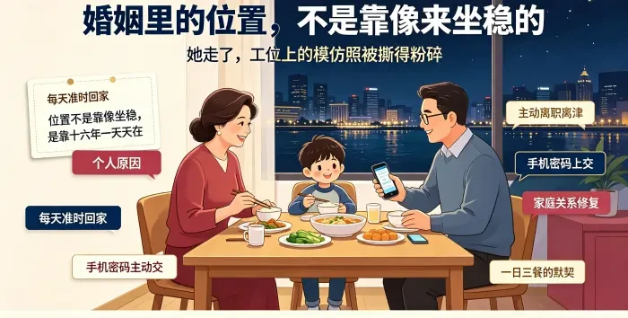 结案后家庭位置回归场景图