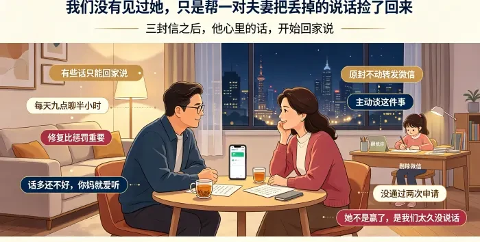 三封信后夫妻重新开口场景图