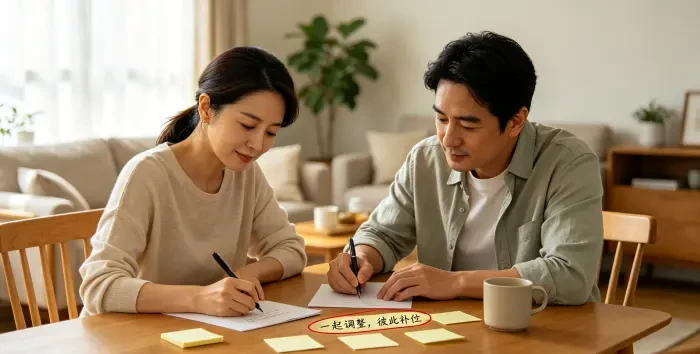 关系平衡需要谈出来和磨合出来
