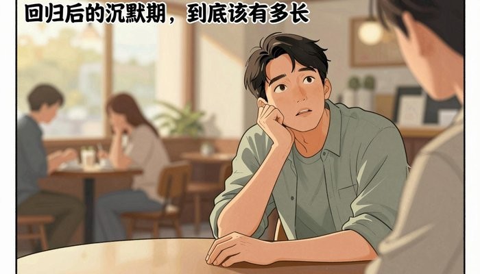 婚姻咨询一位华裔男性坐在咖啡馆,身体前倾双肘撑膝,抬头望向画面外,神情恳切