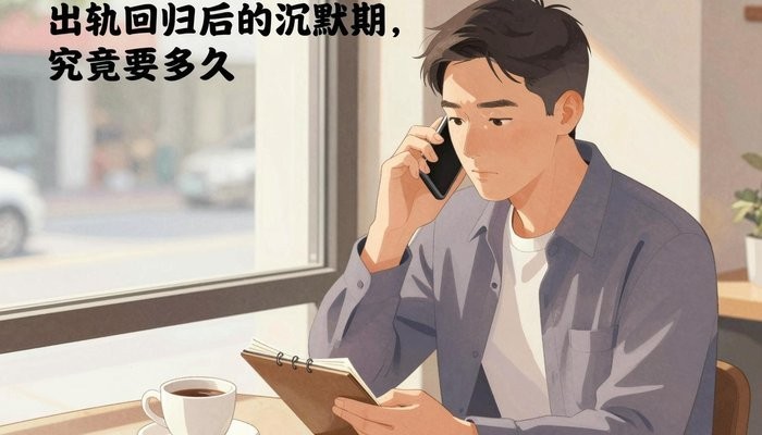 婚姻经营一位华裔男性坐在咖啡馆角落,手机贴耳,在小本子上记录