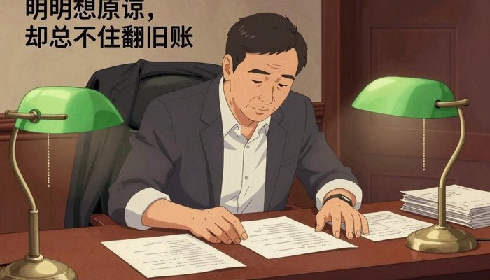 明明想原谅，却总忍不住翻旧账