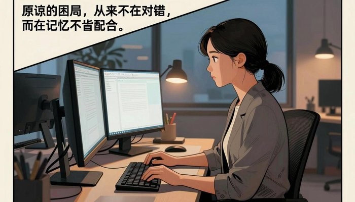 原谅的困局，从来不在对错，而在记忆不肯配合