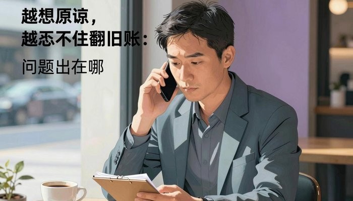 越想原谅，越忍不住翻旧账：问题出在哪