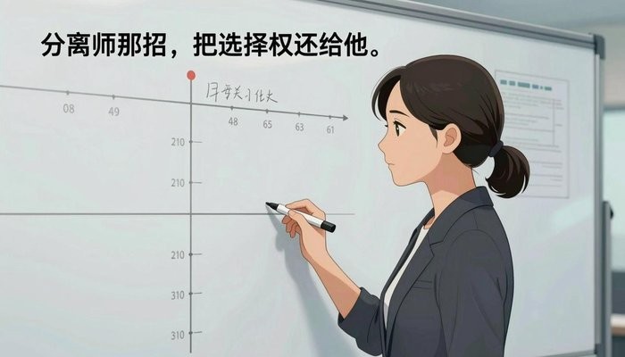 分离师那招，把选择权还给他