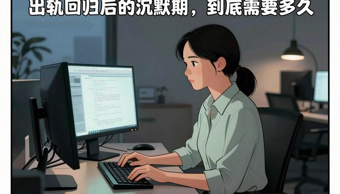 情感技巧一位华裔女性在简洁现代办公工位,双屏发光,敲击键盘神情专注