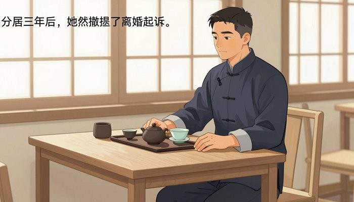 分居三年后，她突然撤回了离婚起诉