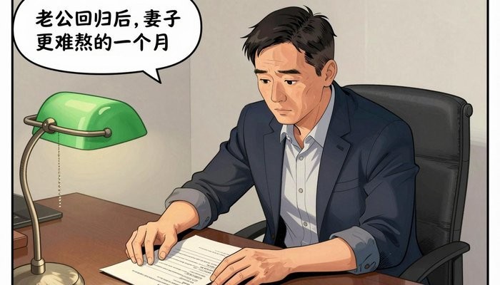 婚姻保鲜一位四十多岁的华裔男性坐在私人办公室,身体前倾双手按在堆满文件的桌上