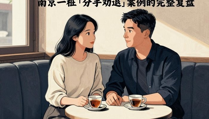 南京一对三十多岁的华裔夫妻并肩坐在暖色咖啡馆沙发上,女方的手靠近男方放在桌上的手