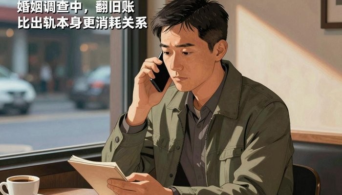 婚姻调查中，翻旧账比出轨本身更消耗关系