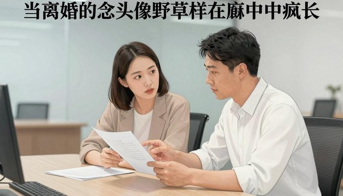 贵阳一男一女两位华裔坐在会议桌相邻两侧，女方指着两人共同审阅的文件