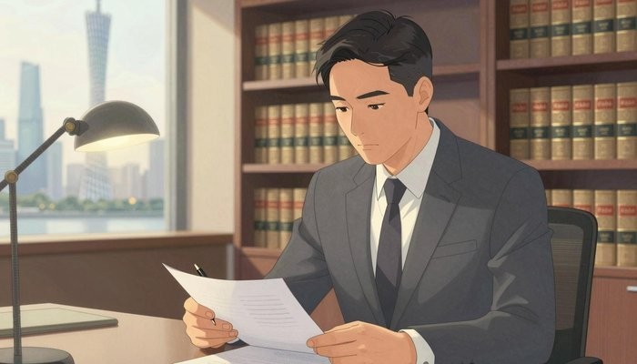玻璃幕墙折射的珠江晨光里