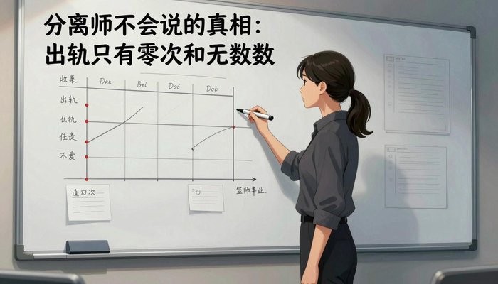 亲密关系一位华裔女性站在贴满笔记和时间线的白板旁,手持马克笔侧身面向白板