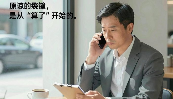 原谅的裂缝，是从“算了”开始的