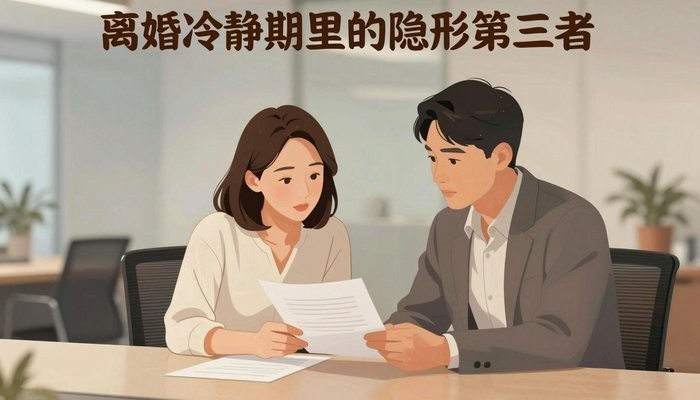 长沙一男一女两位华裔坐在会议桌相邻两侧，女方指着两人共同审阅的文件