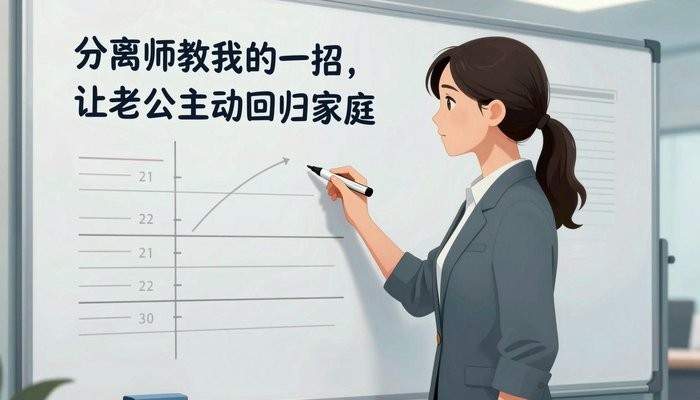 亲子关系一位华裔女性站在贴满笔记和时间线的白板旁,手持马克笔侧身面向白板